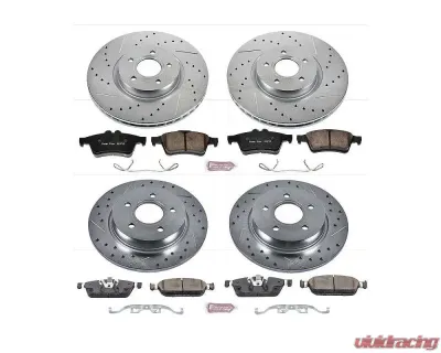 Power Stop Z23 Evolution Sport Brake Kit Front & Rear Ford Focus 2015-2018 - K7277