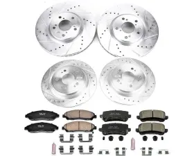 Power Stop Z23 Evolution Sport Brake Kit Front & Rear Acura RLX 2016-2019