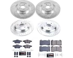 Power Stop Z23 Evolution Sport Brake Kit Front & Rear Ford Focus 2016-2018