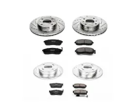 Power Stop Z23 Evolution Sport Brake Kit Front & Rear Infiniti G20 1999-2001