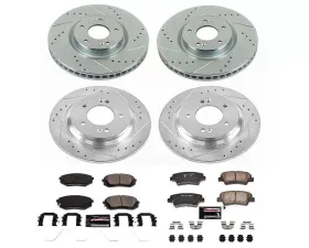 Power Stop Z23 Evolution Sport Brake Kit Front & Rear Hyundai Sonata 2017-2019