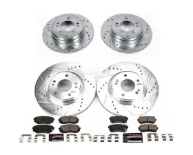 Power Stop Z23 Evolution Sport Brake Kit Front & Rear Hyundai Sonata 2016-2019
