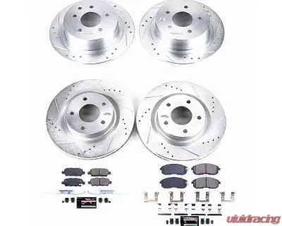 Power Stop Z23 Evolution Sport Brake Kit Front & Rear Nissan Altima 2007-2010 - K7865
