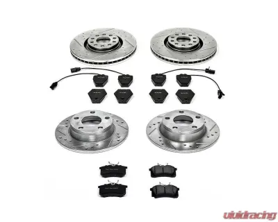 Power Stop Z23 Evolution Sport Brake Kit Front & Rear Audi Allroad Quattro 2001-2005 - K889