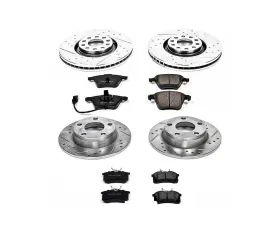 Power Stop Z23 Evolution Sport Brake Kit Front & Rear Audi Allroad Quattro 2001-2005