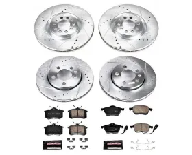 Power Stop Z23 Evolution Sport Brake Kit Front & Rear Audi TT Quattro 2000-2006