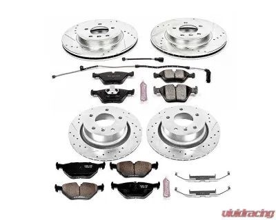 Power Stop Z23 Evolution Sport Brake Kit Front & Rear BMW Z4 2006-2008 - K935