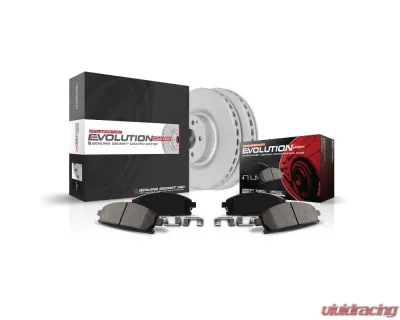 Power Stop Z23 Evolution Sport Coated Brake Kit Front Volkswagen Beetle 1999-2010 - CRK898