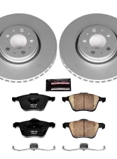 Power Stop Z23 Evolution Sport Coated Brake Kit Front Volvo S60 2008-2009                                     - CRK3063 - Image 2
