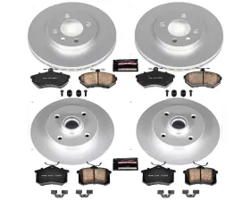 Power Stop Z23 Evolution Sport Coated Brake Kit Front & Rear Volkswagen Cabrio 1999-2002
