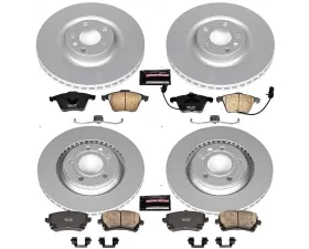 Power Stop Z23 Evolution Sport Coated Brake Kit Front & Rear Audi S4 2004-2009
