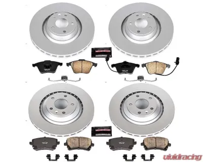 Power Stop Z23 Evolution Sport Coated Brake Kit Front & Rear Audi A6 Quattro 2005-2011 - CRK4013