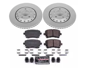 Power Stop Z23 Evolution Sport Coated Brake Kit Rear Audi A8 Quattro 2003-2010
