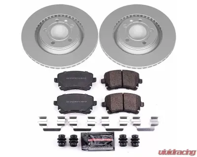 Power Stop Z23 Evolution Sport Coated Brake Kit Rear Audi S4 2004-2009 - CRK4564