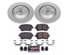 Power Stop Z23 Evolution Sport Coated Brake Kit Rear Audi A6 Quattro 2005-2011