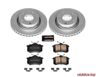 Power Stop Z23 Evolution Sport Coated Brake Kit Rear Audi S6 2002-2004 - CRK4844