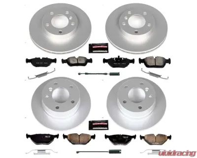 Power Stop Z23 Evolution Sport Coated Brake Kit Front & Rear BMW Z3 1997-2002 - CRK500