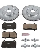 Power Stop Z23 Evolution Sport Brake Kit Front Infiniti G35 2003-2004                                     - K104 - Image 2