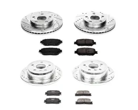 Power Stop Z23 Evolution Sport Brake Kit Front & Rear Toyota Camry 2002-2006