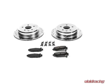 Power Stop Z23 Evolution Sport Brake Kit Rear Lexus SC300 1992-1998 - K1072