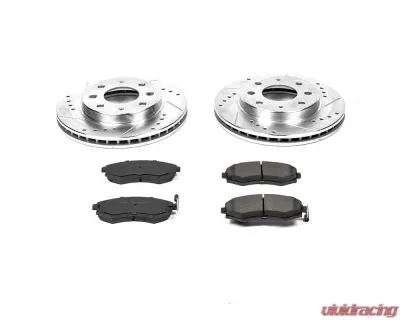 Power Stop Z23 Evolution Sport Brake Kit Front Hyundai Elantra 1998-2001 - K1087