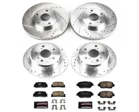 Power Stop Z23 Evolution Sport Brake Kit Front & Rear Toyota Camry 2002-2004