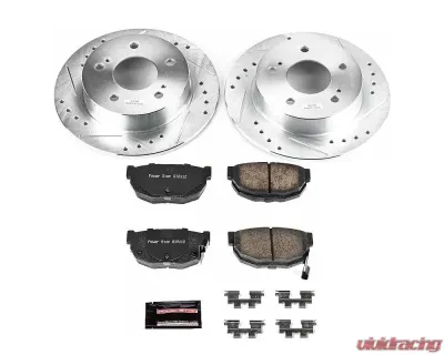 Power Stop Z23 Evolution Sport Brake Kit Rear Nissan 240SX 1994-1998 - K1174