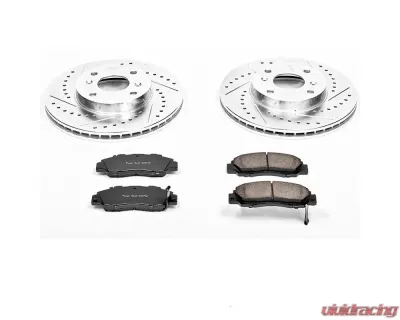 Power Stop Z23 Evolution Sport Brake Kit Front Acura CL 1998-1999 - K1237