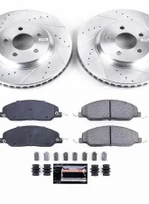 Power Stop Z23 Evolution Sport Brake Kit Front Ford Mustang 2005-2010                                     - K1380 - Image 2