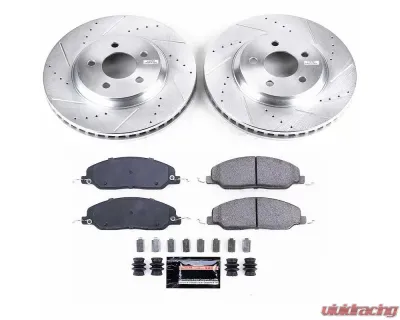 Power Stop Z23 Evolution Sport Brake Kit Front Ford Mustang 2005-2010 - K1380