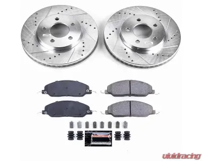 Power Stop Z23 Evolution Sport Brake Kit Front Ford Mustang 2005-2010 - K1382