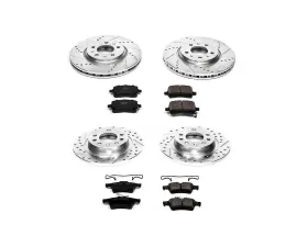 Power Stop Z23 Evolution Sport Brake Kit Front & Rear Pontiac Solstice 2006-2009