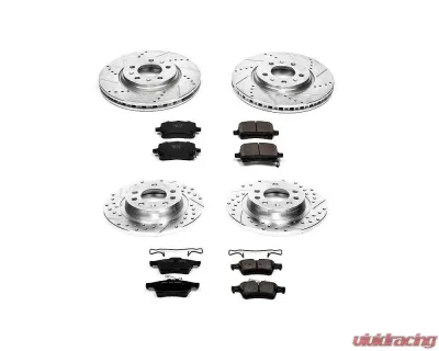 Power Stop Z23 Evolution Sport Brake Kit Front & Rear Pontiac Solstice 2006-2009 - K1434