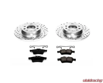 Power Stop Z23 Evolution Sport Brake Kit Rear Pontiac Solstice 2006-2009 - K1436