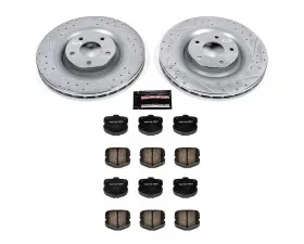 Power Stop Z23 Evolution Sport Brake Kit Front Chevrolet Corvette 2006-2013