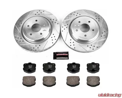 Power Stop Z23 Evolution Sport Brake Kit Rear Chevrolet Corvette 2006-2013 - K1446