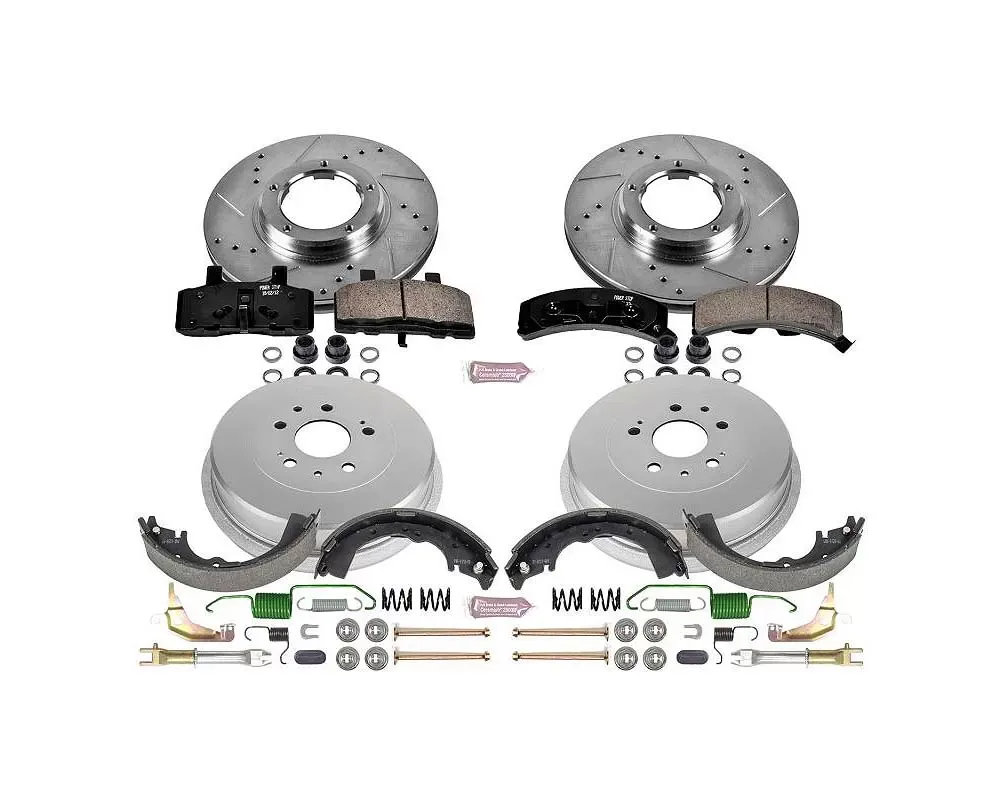 Power Stop Z23 Evolution Sport Brake Kit Front & Rear Toyota Tacoma 1995-2004 - K15039DK