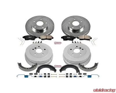 Power Stop Z23 Evolution Sport Brake Kit Front & Rear Toyota Camry 1992-2001 - K15059DK