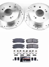 Power Stop Z23 Evolution Sport Brake Kit Rear Mitsubishi Eclipse 2006-2012                                     - K155 - Image 2