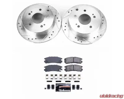 Power Stop Z23 Evolution Sport Brake Kit Rear Mitsubishi Eclipse 2006-2012 - K155