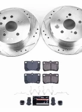 Power Stop Z23 Evolution Sport Brake Kit Rear Lexus IS250 2006-2013                                     - K195 - Image 2