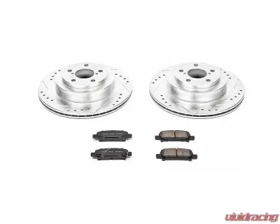 Power Stop Z23 Evolution Sport Brake Kit Rear Subaru Legacy 2005-2009 - K219