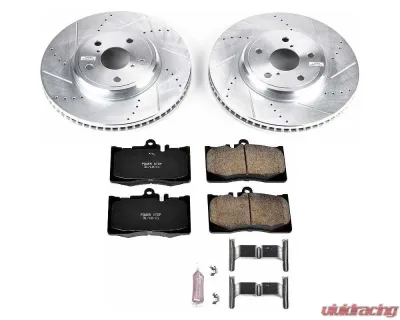Power Stop Z23 Evolution Sport Brake Kit Front Lexus LS430 2001-2006 - K2327