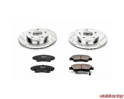 Power Stop Z23 Evolution Sport Brake Kit Front Acura RSX 2002-2006 - K2386