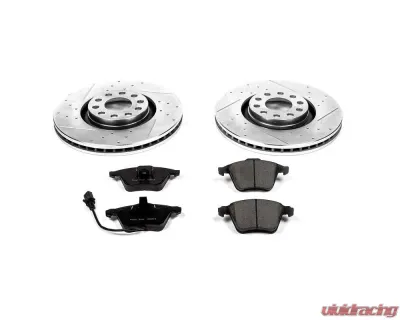 Power Stop Z23 Evolution Sport Brake Kit Front Audi A4 2005-2009 - K2990