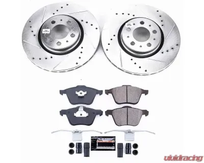 Power Stop Z23 Evolution Sport Brake Kit Front Volvo S60 2008-2009 - K3063