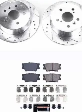 Power Stop Z23 Evolution Sport Brake Kit Rear Lexus ES350 2007-2012                                     - K3068 - Image 2