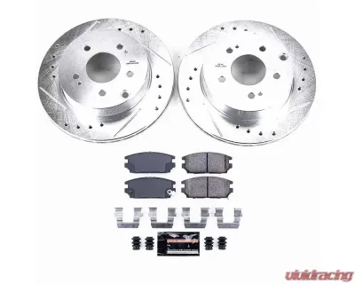 Power Stop Z23 Evolution Sport Brake Kit Rear Mitsubishi Eclipse 2006-2012 - K3079