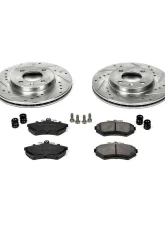 Power Stop Z23 Evolution Sport Brake Kit Front Volkswagen Cabrio 1995-2002                                     - K374 - Image 2