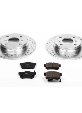Power Stop Z23 Evolution Sport Brake Kit Rear Honda Prelude 1992-1996                                     - K407 - Image 2